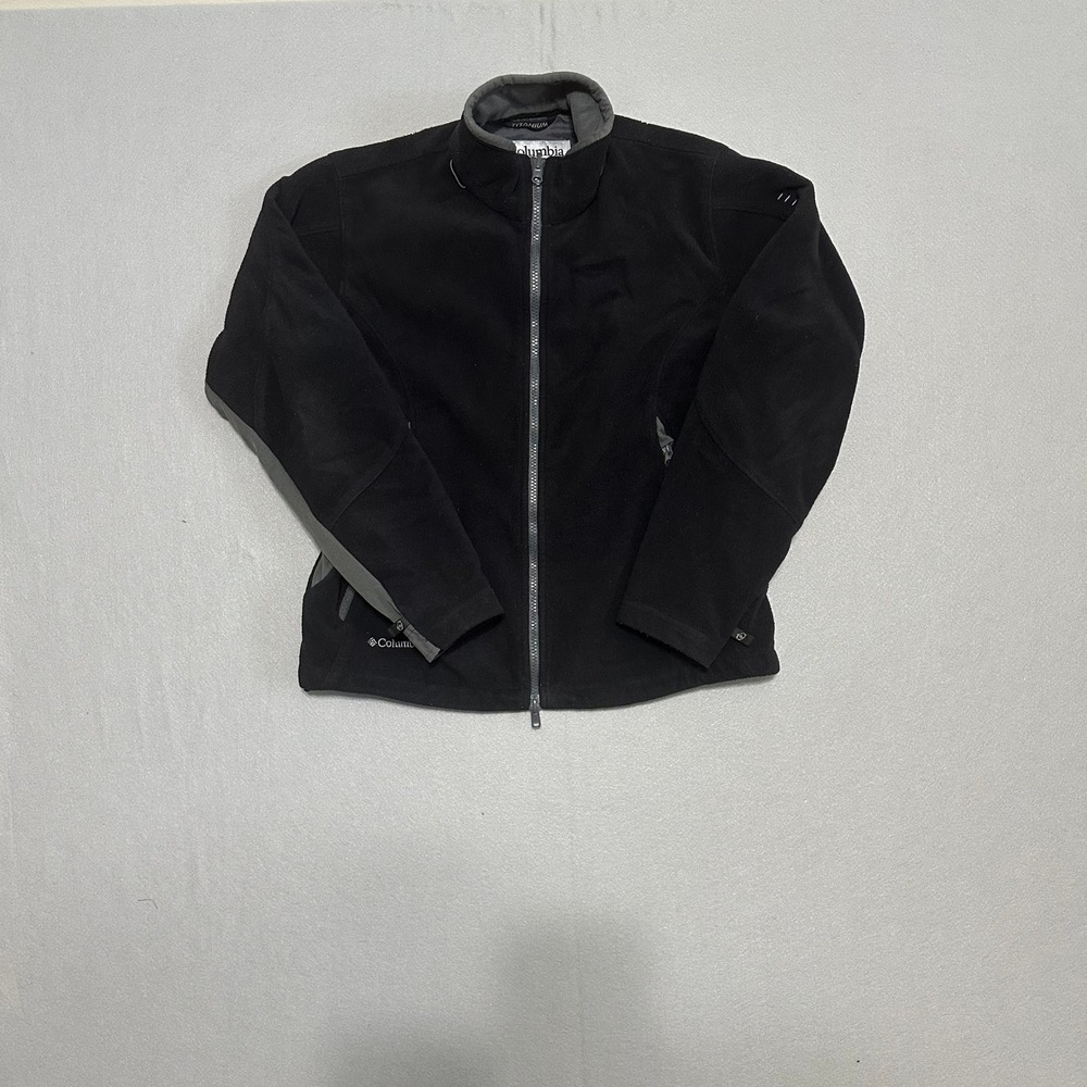 Columbia Titanium Tech Interchange Fleece Jacket Womens Small Black Full Zip S